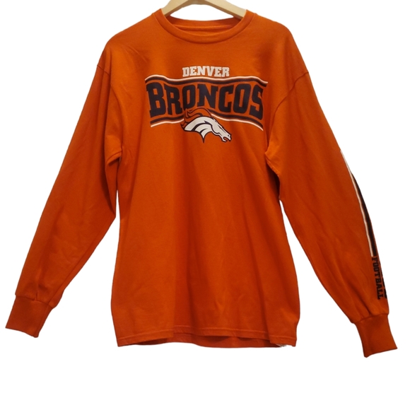 Majestic Other - Majestic, Denver Broncos, Longsleeved tshirt, NFL, Men's L, Orange